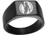 Boston Celtics Ring Black 10mm Ring Sizes 8-12 #boston #celtics