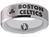 Boston Celtics Ring Clover Silver Wedding Ring Sizes 6-13 #celtics #nba