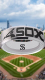 Chicago White Sox Ring matte Silver logo Ring Sizes 6 - 13 #whitesox #mlb