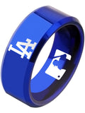 LA Dodgers Ring | Blue Wedding Band | Sizes 6-13 #dodgers