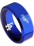 LA Dodgers Ring Blue Ring 8mm Tungsten Ring #mlb #dodgers