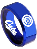 Chicago Cubs Ring All Blue Wedding Ring | Sizes 6-13 #cubs