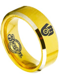 Milwaukee Brewers Ring Gold Ring 8mm Tungsten Ring #mlb #brewers