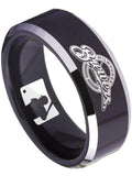 Milwaukee Brewers Ring black ring 8mm Tungsten Ring #mlb #brewers