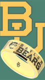 Baylor Bears Ring Gold Wedding Band | Sizes 6-13 #bu #baylor #bears