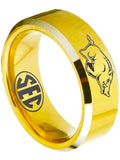 Arkansas Razorbacks Ring Gold Ring Tungsten Ring #arkansas #razorbacks