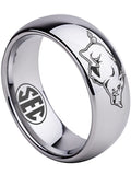 Arkansas Razorbacks Ring Silver Ring Tungsten Ring #arkansas #razorbacks